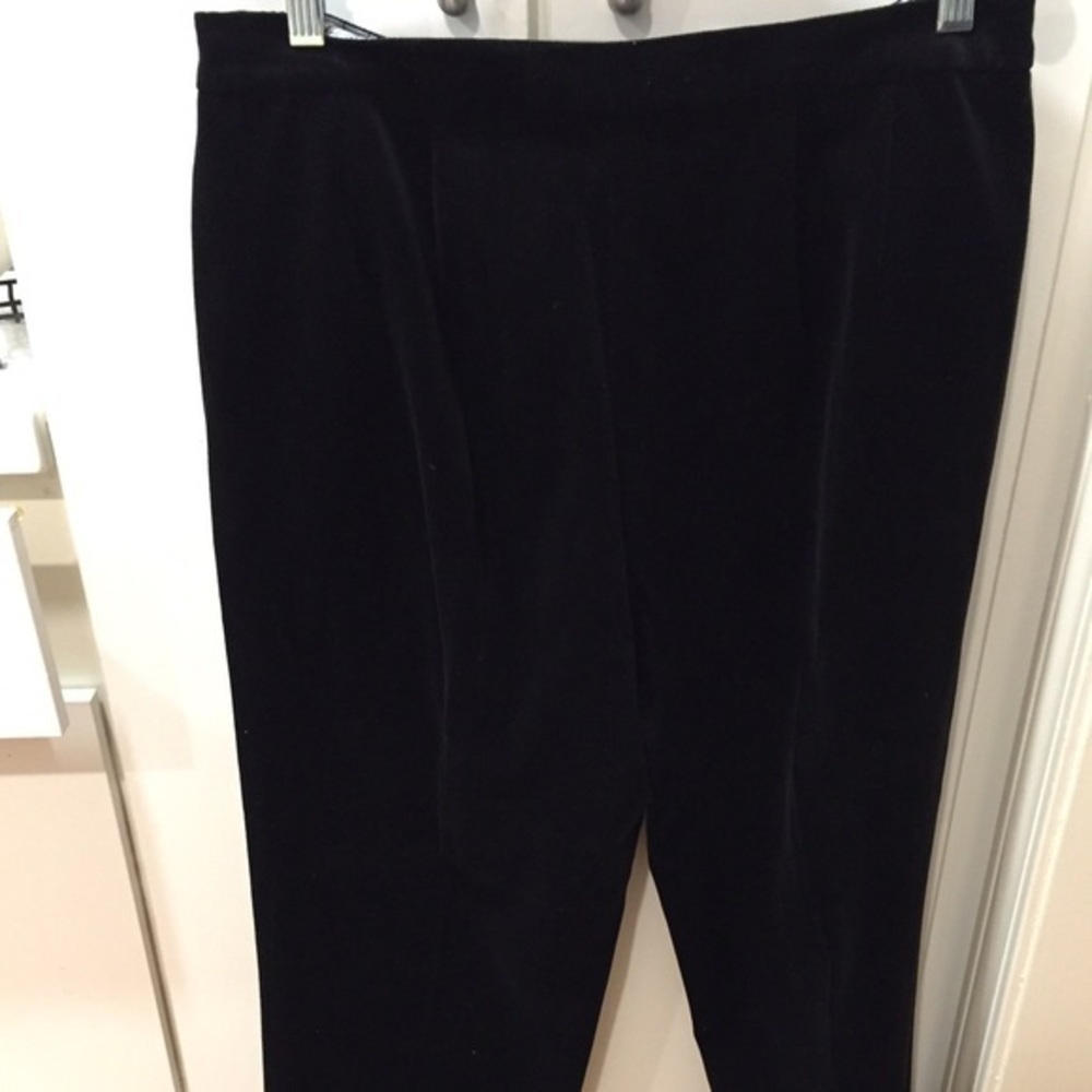 Dana Bachman Black velvet pants - 16